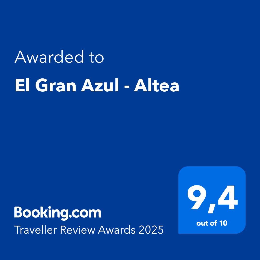 Апартаменты El Gran Azul - Альтеа Экстерьер фото